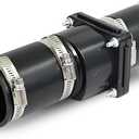 Hydro Master Plastic Sump Pump Check Valve with Stainless Steel Clamps 2 inch