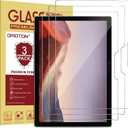 OMOTON [3-Pack Screen Protector for Surface Pro 7 Plus 7 6 5 4 [12.3 Inch] - Tempered Glass/Guide Frame/Scratch Resistant (NOT for Surface Pro 8)