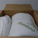 Mattress Topper RV King Size, Cooling Extra Thick Breathable Viscose Made from Bamboo Mattress pad, Soft Quilted Fitted Mattress Cover with 1000 GSM Down Alternative Fill (8-21Deep Pocket) 72x80 in (White)