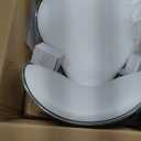 Adjustable Rolling Stool with Backrest,Drafting Spa Bar Medical Salon Tattoo Stool Chair with Wheels 360 Swivel,Heavy Duty,400lbs Weight Capacity,White