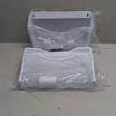 EASEPRES 3 Single Pocket Mesh Hanging File Organizer, Vertical Wall Mounted Magazine File Holder, Mount Basket Mail Paper Document Folder Organizing for Office, Home and School, White