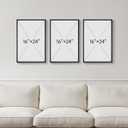 Framed Colorful Abstract Wall Art for Living Room, 3 Piece Mid Century Modern Canvas Paintings Prints Artwork for Walls, Large Modern Triptych Pictures Wall Decor for Bedroom Home Office, 16x24 Inch