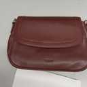 befen Genuine Leather Crossbody Bags for Women with Built in RFID Wallet Medium Womens Saddle Bag Cross Body Purse