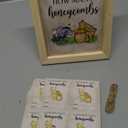 Classic The Winnie Bear Guess How Many Honeycombs Game- Perfect for Baby Showers, Newborn Parties & Birthdays Decorations | Wood Frame + Sign + Guest Game Card - 40 Pcs Set