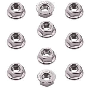 1/4-20 Serrated Flange Hex Lock Nuts, SpzcdZa 50pcs 304 Stainless Steel Serrated Metric Hex Flange Lock Nuts,Bright Finish 1/4-20 Serrated Flange Hex Lock Nuts, SpzcdZa 50pcs 304 Stainless Steel Serrated Metric Hex Flange Lock Nuts,Bright Finish