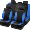 Skechers Car Seat Covers,GOGA Mat Oxford Cloth Seat Covers,Waterproof Car Seat Covers Full Sets,Automotive Universal Fit Seat Cover for Most Cars, Suvs, Trucks,Blue