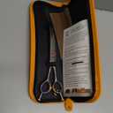 X003T1T8SNULG 30° Curved Dog Grooming Scissors 440C Stainless Steel, 7.5" Professional Pet Grooming Shears with Reversible Butterfly Handles, Dog Scissors for Grooming Face, Eyes, Paws & Body