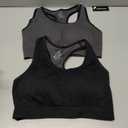 MIRITY Women Racerback Sports Bras - High Impact Workout Gym Activewear Bra (M)