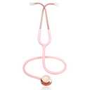 Scienlodic Double-Sided Stethoscope with Ear Tips, Professional Stethoscope for Doctor Nurse Clinical Student Use, Customized Gold-Plated High-end - Light Pink
