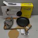 Misen Carbon Nonstick Frying Pan  Carbon Steel Pan, Naturally Nonstick No-Coating Surface, Ultra-Durable & Oven-Safe, Induction & Gas Compatible - 8 Inch