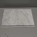 Genuine Natural Marble Tray for Luxurious Home Decorative- Marble Stone Storage Tray for Bathroom/Kitchen/Vanity/Dresser - Not Resin/Not Ceramic (White)