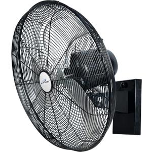 iLiving 18" Outdoor Oscillating High Velocity Wall Fan with 4150 CFM Heavy Duty Weatherproof Motor, Variable Speed Adjustment for Workshop, Garage, Patios, Commercial and industrial, 18 inch,Black