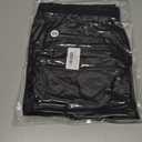 TRFIC Mens Cargo Shorts 10" Inseam Casual Stretch Shorts with 6 Pockets Button Closure for Summer Work Outdoor Black
