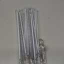 Flacchi Cool White 20 Tubes Meteor Shower Icicle Lights 480 LED Raindrop Lights with Timer Function Cascading Falling Rain Light for Holiday Party Christmas Decorations