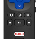 Replacement Remote Control Only for Roku TV, Compatible for TCL Roku/Hisense Roku/Onn Roku/Sharp Roku/Element Roku/Westinghouse Roku/Philips Roku Smart TVs (Not for Roku Stick and Box)