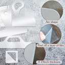 Router Templates, 4pcs Acrylic Charcuterie Board Handle Template, LYMOI Clear Cut Board Thick Handle Template, Angled Curvy Tracing Stencils Cut Guide Tools for Kitchen Woodworking. (Style 1)