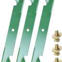 038-6060-00 Mower Blades for Bad Boy Maverick, ZT Elite 60" Decks | Replaces Bad Boy 038-6060-00 Bad Boy 60 inch Mower Blades for Bad Boy Maverick HD, ZT Avenger 60" Mowers with Bolts & Washers