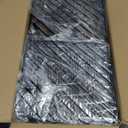 Skycarper 5 Tier Adjustable Corner Shower Caddy Organizer with Hooks,Rustproof Tension Pole 62-116 Inch, Black