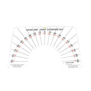 Baseline 12-1076 Large Joint Arthrodial Protractor Goniometer, Cervical Rotation