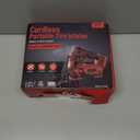 Mellif Portable Tire Inflator & Air Tool Compatible with Milwaukee 18v Battery (Tool Only), Inflation & Pneumatic Tools, 160 PSI Air Compressor Pump, Digital Pressure Gauge, LED Light, Auto Shut-Off (Red for Milwaukee)