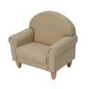 Children's Factory As We Grow Toddler Chair, Flexible Seating for Daycare or Preschool, Kids Reading Couch, Playroom Furniture, Buff