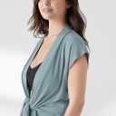 True & Co womens Any Wear Relaxed Vest (M)