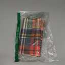 Plaid Pillow Cover 18x18 Inch, Scottish Tartan Red and White Wool Plaid Pattern Symmetric Square Print Double Sided Decorative Pillow Case Throw Pillows Cover (Sl223)