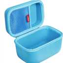 2 x Hermitshell Travel Case for BEAUTURAL Fabric Shaver and Lint Remover Sweater Defuzzer (Only Case)(Blue)