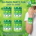 2 x St Patricks Day Accessories, St Patricks Day Silicone Bracelets, 24PCS Shamrock Rubber Bracelets Bulk St. Patrick's Day Party Favors Goodie Bag Stuffers Supplies Green Irish Wristbands