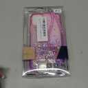 NGB Designed for iPhone 11 Phone Case, Pink/Purple | Glitter Liquid Sparkle Cute Cover for Women Girls Kids | with Tempered Glass Screen Protector & Ring Holder & Wrist Strap