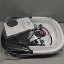 Medical king Foot Spa with Heat and Massage and Jets Includes A Remote Control A Pumice Stone Collapsible Massager with Bubbles and Vibration