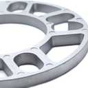 4 Pcs 5.9" Diameter Aluminum Alloy Car Wheel Spacers 10mm/0.39" Thickness Wheel Adapter Spacker