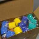 96 Pcs 1" x 5 Yard, 2" x 5 Yard Self Adhesive Wrap Bandages Bulk Breathable Athletic Tape Elastic Cohesive Bandage Adhesive Wrap Roll for Stretch Athletic Sports Wrist Ankle (Multicolored)