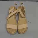 DREAM PAIRS Women's Platform Espadrilles Wedge Sandals, Comfortable Open Toe One Band Sandals for Women Dressy Casual Summer, Size 11