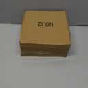 Yangbaga 2pcs Wooden Stool Display Stand, 8.46IN Round Plant Stand Wood-Flower Pot Supports Plant for Indoor Outdoor Home, GardenPatio Decorative