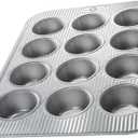 USA Pan Bakeware Muffin Pan, 12-Well, Aluminized Steel