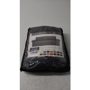 ZNSAYOTX Super Stretch Couch Cover Love Seat Sofa Covers for Living Room Dogs Pet Friendly Furniture Protector Spandex Loveseat Slipcovers with Anti Slip Foam Sticks (Dark Grey, Loveseat) (Medium (57"-70")