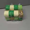 4 x 5 Rolls Green & Gold Crepe Paper Streamers, Crepe Paper Craft for Wedding Baby Shower Birthday Bridal Party Engagement Decorations Supplies