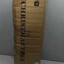 6ft Pre-lit Christmas Tree with 250 LED Lights, Aspen Fir, Layered & Sparse Design, Hinged Artificial Green Christmas Tree with PE&PVC Branch Tips, Fake Xmas Tree Indoor