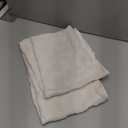 2 Pack Easter Hand Towels White Rabbit Cotton Bathroom Towel Decorative Absorbent Bath Towel for Drying Cleaning Cooking, 29.5 x 13.7 Inch MJ002B