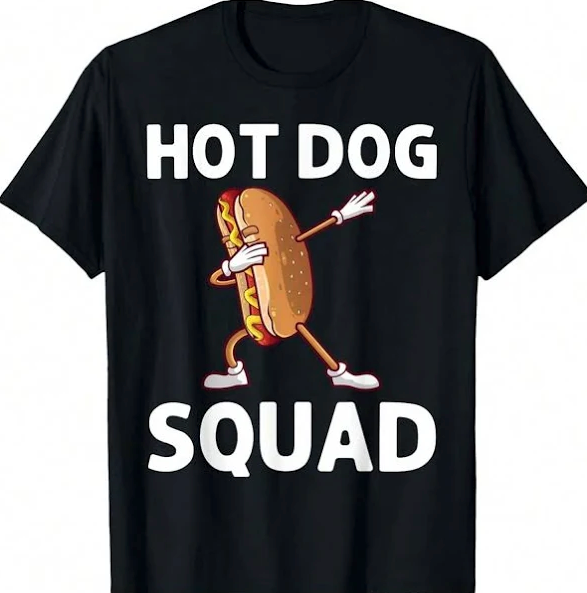 Cool Hotdog Outfit For Men Women Adult Hotdog Hot Dog Lover T-Shirt 4T