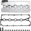 Upgraded Aluminum Engine Valve Cover Compatible with 2005-2014 Volkswagen Jetta 2006-2009 Rabbit 2010-2014 Golf 2012-2014 Passat 2006-2018 Beetle 2.5L Replaces # 07K103469D