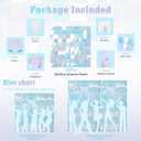 Shimmer Panels Sequin Panel Backdrop Mermaid Backdrop 36 Packs Birthday Wedding Background Wall Anniversary Wedding Engagement Decoration, 6ftx6ft