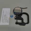 Digital Thickness Gauge 0.5 inch/12.7mm, 0.0005 inch/0.01mm, JYEASTZ Thickness Meter Inch/Metric, Suitable for Paper/Film/Leather/Wire Thickness Gauge (0.5"/0.0005")