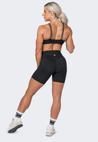 AugIris Bike Shorts Women Black L, Black