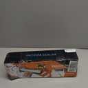 Vacuum Sealer Machine 75KPa Food with 6-in-1 Dry/Moist Modes & Digital Timer, Compact Lightweight Design, Built-in Cutter + 10 Bags (Black Silver)