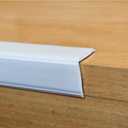 Inside & Outside Corner Trim, Peel and Stick Wall Molding Trim 3D DIY Decorative Lines for Wall Floor Window Door Ceiling and More,Flexible,Self-Adhesive,1.5in x 16ft, Traffic-White