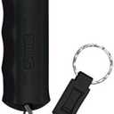 SABRE Pepper Spray with Quick Release Keychain for Self Defense – Maximum Police Strength OC Spray with UV Marking Dye, Twist Lock Safety, Finger Grip, 10‑Second Spray, 14‑ft Range, Made in USA, 0.54 Fluid Ounces