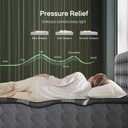 Twin Size Mattress, Upgraded 8 Inch Luxury Hybrid Twin Mattress in a Box