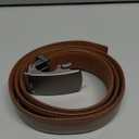 BULLIANT Mens Ratchet Belt,Leather Adjustable Slide Belt For Gift Mens Dress Casual 1 3/8",Size Adjustable